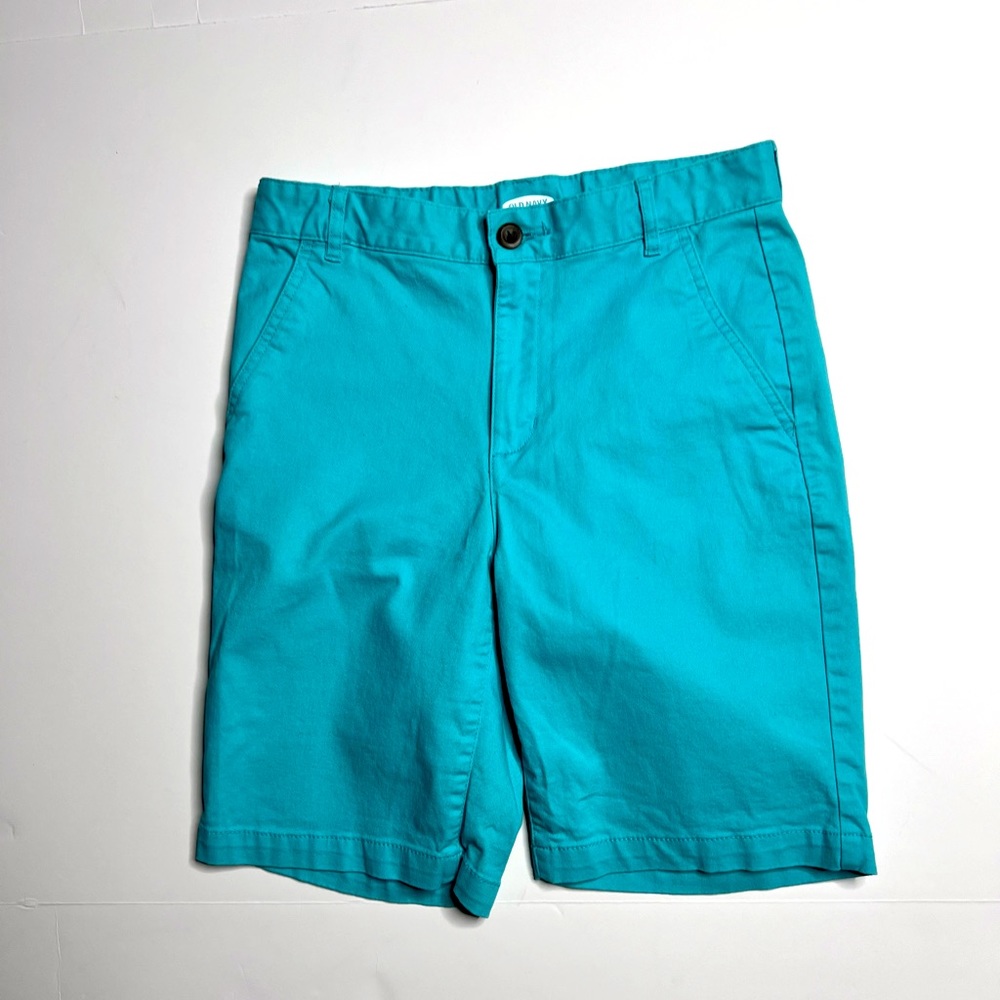 Boys Old Navy Turquoise Cotton chino shorts